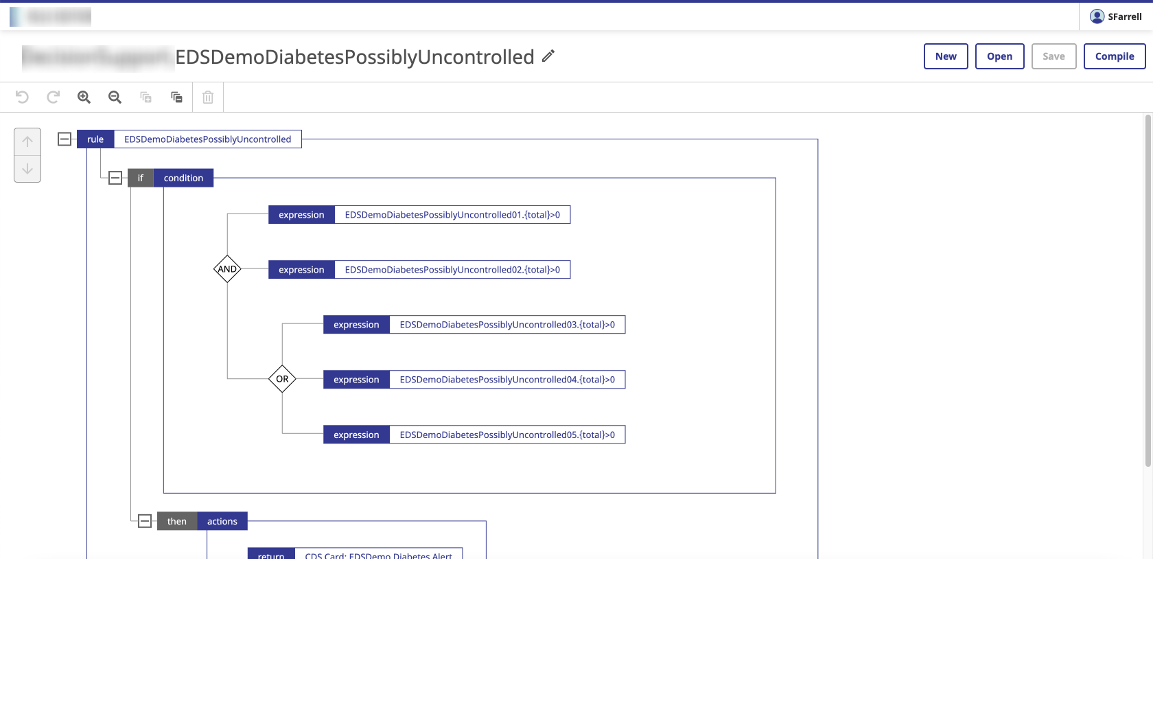 Rule Builder Canvas